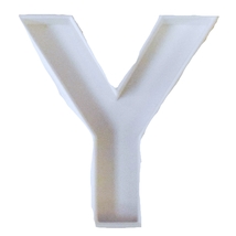 6x Letter Y Alphabet Fondant Cutter Cupcake Topper 1.75 IN USA FD107Y - £5.39 GBP