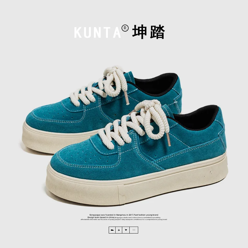 Harajuku Style Men Shoes Fashion Men&#39;s Casual Shoes Street Designer Vulc... - $36.22