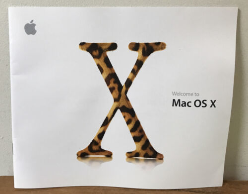 2002 Mac OS X Upgrade Install Discs &amp; Manual Version 10.2 - $1,000.00