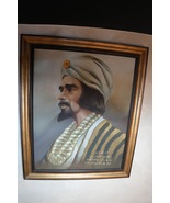 Original Oil on Canvas Ḥasan Ibn AlHaytham Alhazen Famous Oculist Large ... - $890.84 CAD