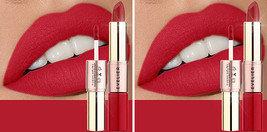 2 Evelier 2in1: Stunning Red Lipstick &amp; Lipgloss Vibrant Long-Lasting No... - $16.95