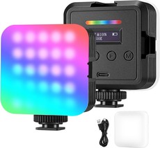 Neewer Magnetic Rgb Video Light, 360° Full Color Rgb61 Led Camera Light ... - £29.30 GBP