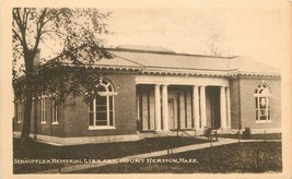 C-1910 Mount Hermon Massachusetts Schauffler Memorial Library Simon 1393 - $5.49