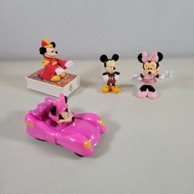 Disney Minnie Mickey Mouse Lot of 4 Minnie Car, VHS Mickey Toy, Mickey, Minnie - £10.76 GBP