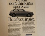 Honda Civic GL Print Ad Advertisement 1981 pa10 - £6.22 GBP