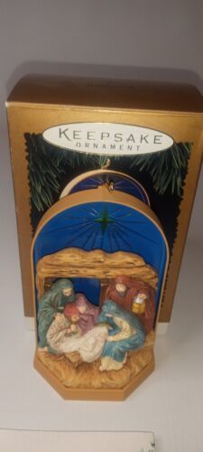 Primary image for Hallmark Come Let Us Adore Him Keepsake Ornament 3 Kings Magic in Box 