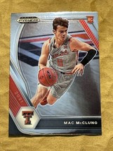 2021-22 Panini Prizm Draft PMac McClung Texas Tech Red Raiders #39 RC Rookie - £2.02 GBP