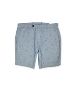 Brooks Brothers Mens Chambray Blue Palm Tree Print Casual Shorts, 36W 84... - $49.45