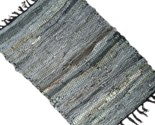 Leather rug slate gray 1 thumb155 crop