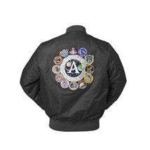 2021 New Autumn Apollo Thin 100th Space Shuttle Mission Thin MA1 Bomber Hiphop U - £101.25 GBP