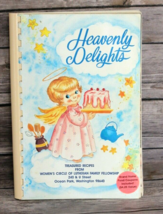 Heavenly Delights 1992 Vintage Cookbook Woman&#39;s Circle Of Lutheran Family Church - £9.79 GBP