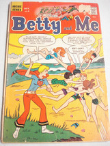 Betty and Me #4 1966 Archie Comics Fair/Good Condition Superteen &amp; Pin-Up Page - £10.38 GBP