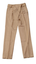 Maje Panisse Belted High Rise Pants In Cotton Women Peach M - $108.30