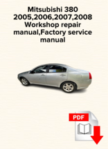 Mitsubishi 380 2005,2006,2007,2008
Workshop repair manual,Factory servic... - $12.26 CAD+