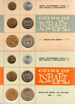 Vintage 1965 + 1966 Coins of Israel Proof-Like Issues - $14.95