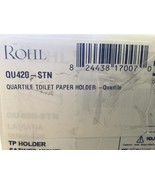 Rohl QU420-STN Quartile Wall Mount Swing Arm Toilet Paper Holder - Satin... - $123.47 CAD