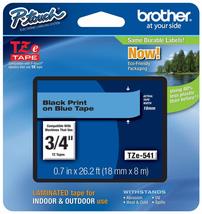 Brother Tape, Retail Packaging, 3/4 Inch, Black on Clear (TZe141) - $26.11+