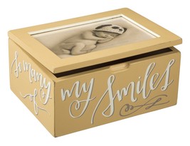 Wooden Smiles Photo Box by Primitives by Kathy-My Smile Begins With you Box  - £14.11 GBP