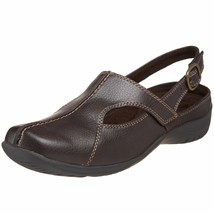 Easy Street Women&#39;s Sportster Slingback Shoes Mule Narrow Brown Size 6.5 US - $27.63