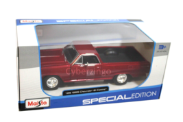 1965 Chevrolet El Camino Maisto 1:24 Scale Red Diecast Car - £17.55 GBP