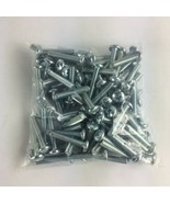 (Qty 100) #10-32 x 1&quot; Phillips Pan Head Machine Screw Steel - Zinc Plated  - $6.92