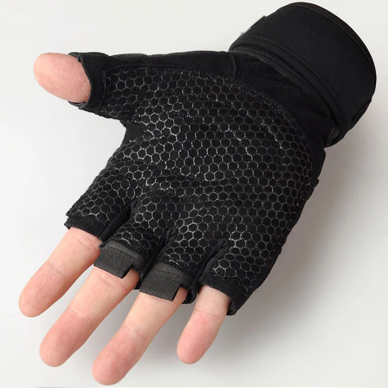 Sporting Gloves Weight Exercises Half Finger Lifting Gloves Body Building Traini - £23.55 GBP