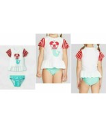 Cat &amp; Jack™ Girl Mermaid Lobster Heart Two Piece Swimsuit 18M - £4.46 GBP