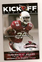 2008 NFC Championship Program Cardinals Eagles - £50.04 GBP