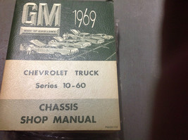1969 Chevy Truck Series 10-60 10 60 Chassis Service Shop Repair Manual Cdn Oem - $70.11