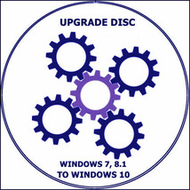 Windows upgrade disc  upgrade from win 7 , 8.1  to  win 10 32-bit machines  - $4.91