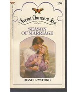 Crawford, Diane - Season Of Marriage - Second Chance At Love - # 158 - £1.59 GBP