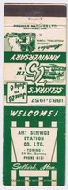 Matchbook Cover Art Service Station Selkirk Manitoba - $2.05