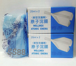 100 Box Wellmex Atomic Enema Adult Constipation Saline Laxative (2&#39;s x 2... - £194.21 GBP