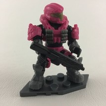 Mega Construx Halo Mini Figure Pink Spartan w Weapon Infinite Series 202... - £12.39 GBP