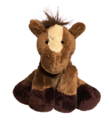 Ganz Bellbottom Horse Sound Brown White Cream Plush Beanie Small 6&quot; No C... - $41.09 CAD
