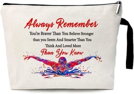 Swimmer Cosmetic Bag Swimming Gifts Swim Lover Gifts Swimmer Swimming Te... - £23.94 GBP