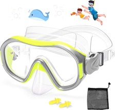 Kids Swim Mask Swim Goggles with Nose Cover No Leak Diving Mask for Snorkeling M - £24.95 GBP