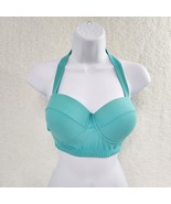 Bikini Top Underwire Women&#39;s Aqua Green Swimsuit XL - £9.34 GBP