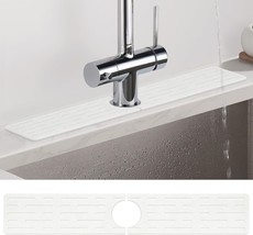 Yolife Stone Faucet Mat for Kitchen Sink - White/Grey (Open Box) - $9.89