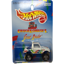 VTG NIP Hot Wheels Chucke Cheese&#39;s Street Roader White Rainbow Jeep 19691 1997 - £19.54 GBP