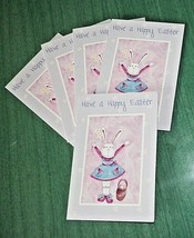 Package of 5 Cute EASTER Greeting Cards w/Envelopes - 5.75&quot; x 4&quot; - NOS! - £3.93 GBP