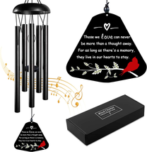 Memorial Wind Chimes,Sympathy Gift for Loss of Mother Father,30Inch Sympathy Win - £28.04 GBP