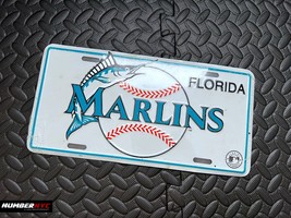 Florida Marlins Vintage 1992 Inaugural Season License Plate MLB Baseball SEALED - £15.76 GBP
