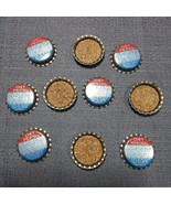 Lot Of 10 Diet Pepsi Cola Vintage Soda Bottle Caps Cork Unused, Ingredie... - £11.34 GBP