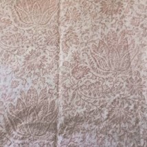 Lauren Ralph Lauren Full Flat Sheet Pale Pink Paisley White Floral Renai... - £38.26 GBP