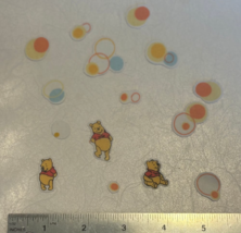 Bubbles and Winnie the Pooh Arc Babies Iron on Fabric Appliques Pre-Cut - €3,07 EUR
