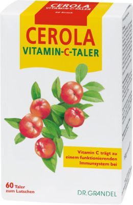 Cerola Vitamin C Taler Grandel 60 pcs - $93.00