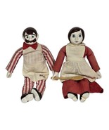 Antique Chef &amp; Baker 16&quot; Porcelain Dolls European Kalmar Cloth Body Baki... - £62.03 GBP
