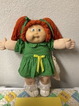 Vintage Cabbage Patch Kid Girl Red Hair Green Eyes Head Mold #5 KT Factory 1985 - £145.14 GBP