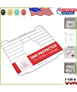 Elevated White Sink Rack - 1 Inch High Sink Protector for Small Kitchen ... - $420.09 MXN
